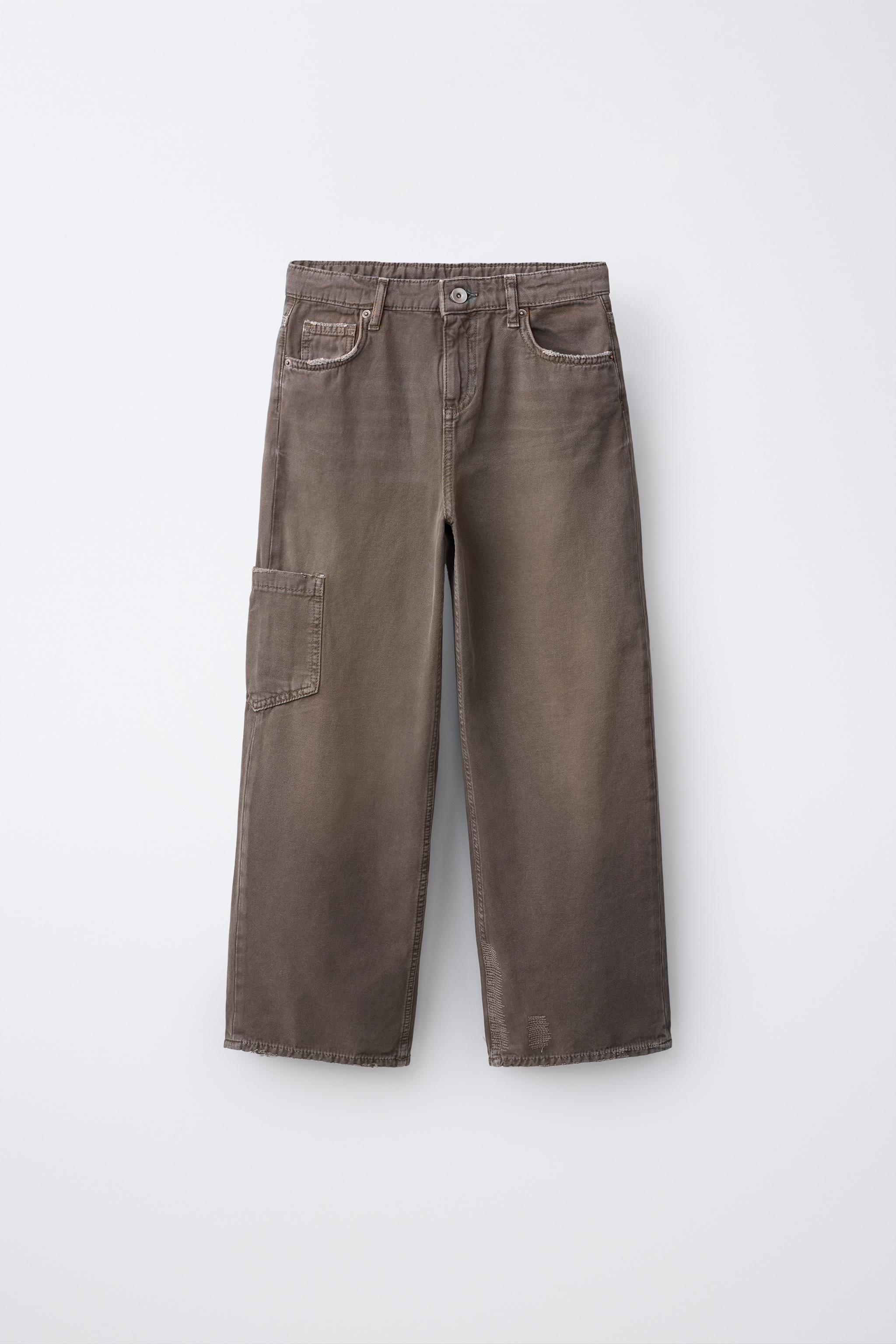 JEAN WIDE LEG CARGO
